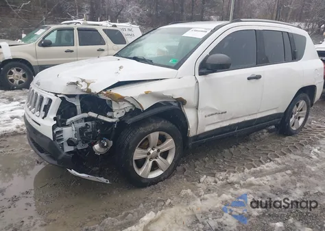 2015 Jeep Compass Sport из США, поврежденный, VIN 1C4NJDBB6FD292649